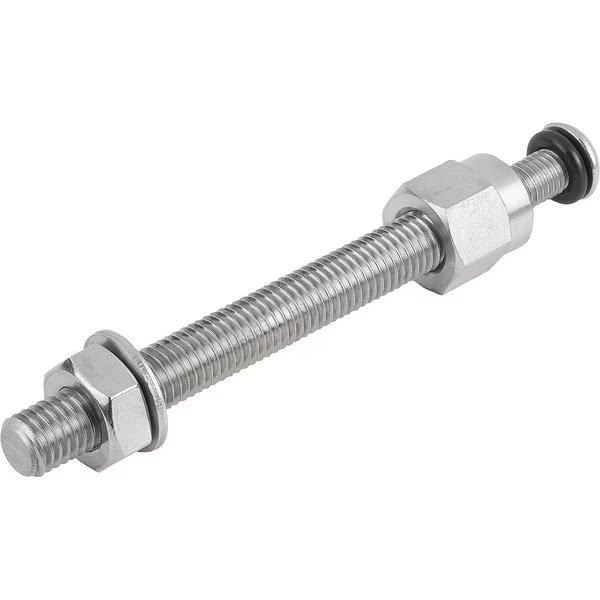 Threaded Spindle For Swivel Feet D1=M20X150 Stainless Steel, Kipp, Mfr#: K0669.201502